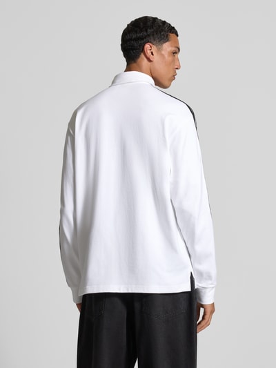 adidas Originals Poloshirt met labelstitching Wit - 5