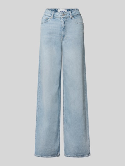 Produktfoto, Jeans mit 5-Pocket-Design Modell 'TOKYO' von JJXX, aus Baumwoll-Mix mit Bio-Baumwoll-Anteil, lockerer Schnitt, hellblau