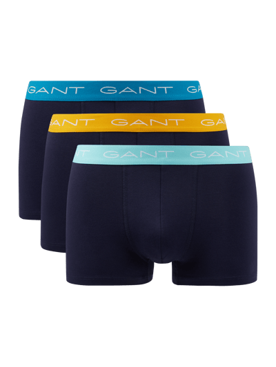 Gant Boxershort met stretch in set van 3  Donkerblauw - 1