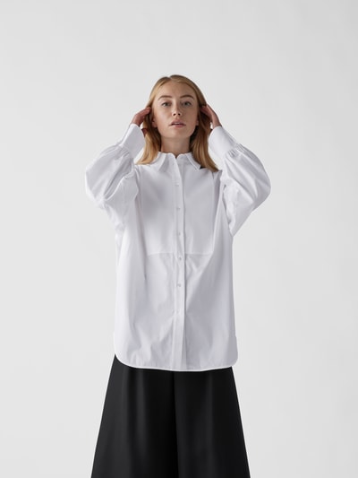 Victoria Victoria Beckham Hemdbluse mit Plastron  Weiß 4