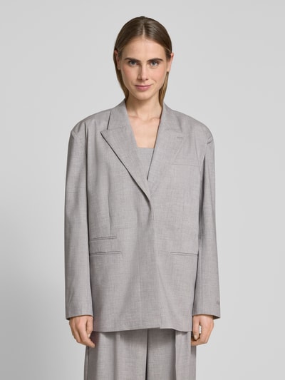 LeGer by Lena Gercke Blazer mit Reverskragen Modell 'Jale' - LeGer Studio Kollektion Hellgrau 4