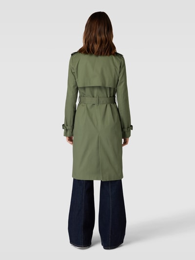 Mango Trenchcoat mit Ärmelriegeln Modell 'POLANA' Oliv 5