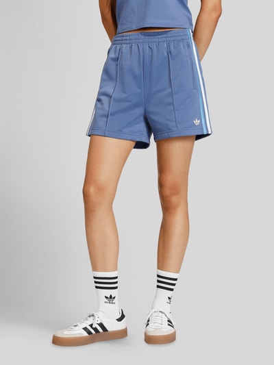 adidas Originals Szorty treningowe z wyhaftowanym logo Niebieski 4