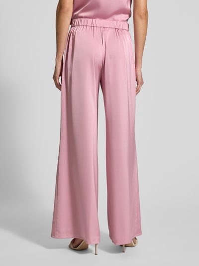 V by Vera Mont Wide Leg Stoffhose mit elastischem Bund Rosa 5