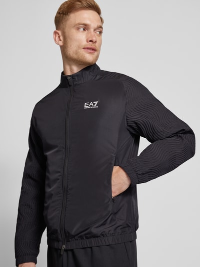 EA7 Emporio Armani Jas met opstaande kraag Zwart - 3