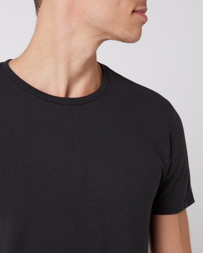 Levi's® T-shirt met labeldetail in een set van 2 stuks Zwart - 2