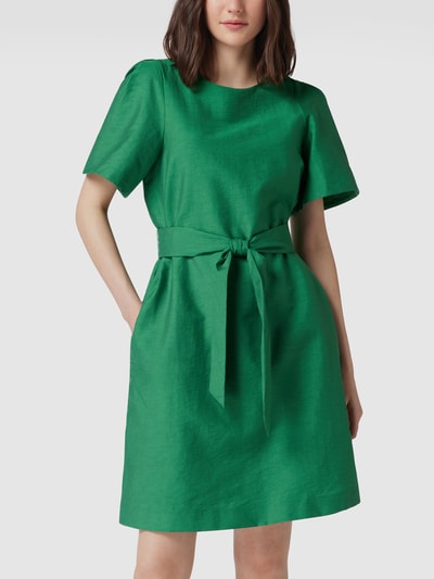 Weekend Max Mara Knielanges Kleid mit Taillenband Modell 'Catullo' Gruen 4