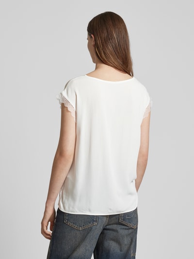 Only Blusenshirt mit V-Ausschnitt Modell 'JASMINA' Offwhite 5