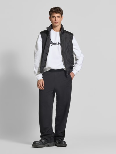 Dsquared2 Bluza o kroju relaxed fit z czystej bawełny Biały 1