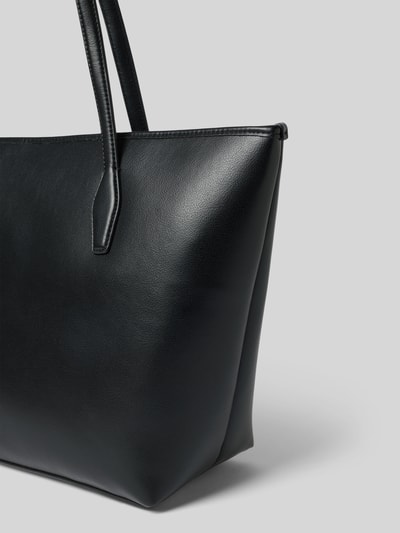 Produktfoto, Shopper in Leder-Optik Modell 'SANDY' von BOSS in Schwarz mit glatter Struktur, schlichte Form, Damen Shopper von BOSS