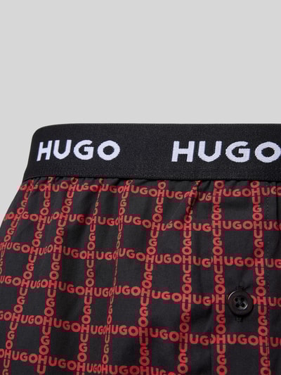 HUGO Regular fit boxershort van zuiver katoen in een set van3 stuks Zwart - 2
