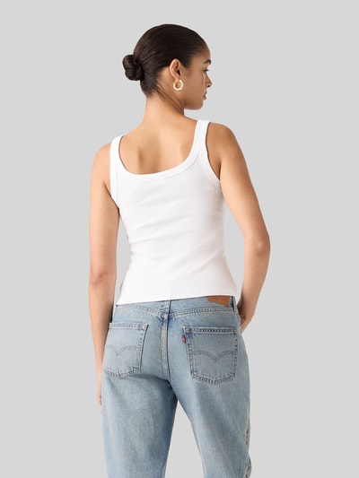 Levi's® Slim Fit Top aus Baumwoll-Mix Weiss 5