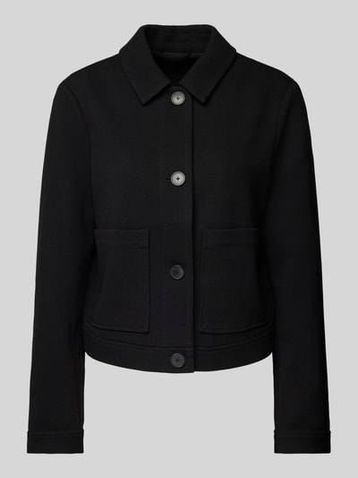 comma Blazer mit aufgesetzten Taschen Black 1