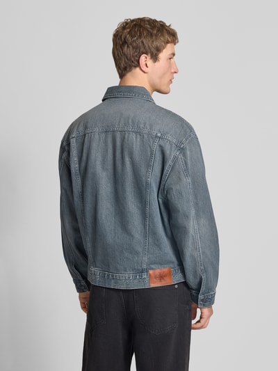 Calvin Klein Jeans Regular Fit Jeansjacke aus reiner Baumwolle Mittelgrau 5