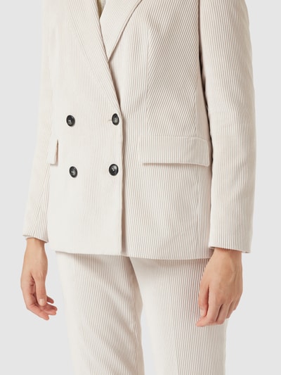 Jake*s Collection Blazer aus Cord Ecru 3