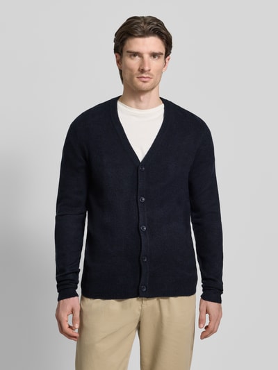 Casual Friday Strickjacke mit Knopfleiste Modell 'HEINE' Dunkelblau 4
