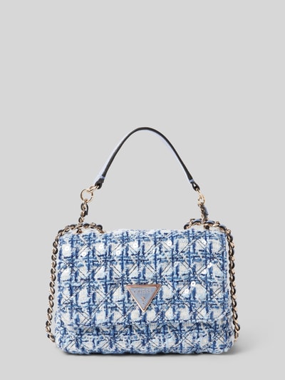 Guess Handtasche mit Strukturmuster Modell 'GIULLY' Blau 2