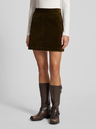 Marc O'Polo Denim Regular Fit Mini-Rock aus Baumwoll-Mix  Oliv 4