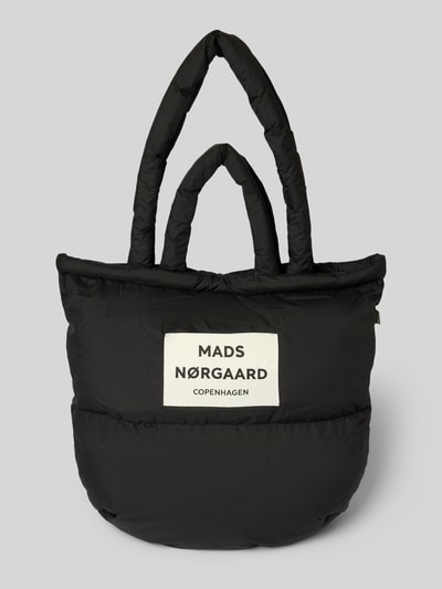 MADS NØRGAARD Shopper mit Label-Patch und Label-Detail Black 2