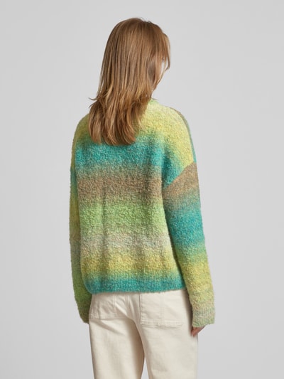 JAKE*S STUDIO WOMAN Gebreide pullover met ronde hals Kaki - 5