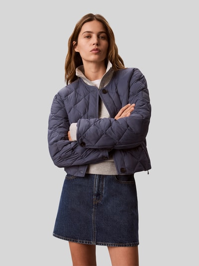 Calvin Klein Womenswear Kurtka pikowana o kroju regular fit z wpuszczanymi kieszeniami Szaroniebieski 4