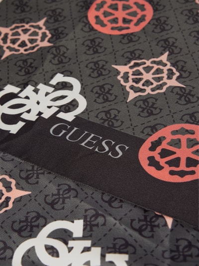 Guess Sjaal met all-over labelprint, model 'VIKKY' Grafiet - 2