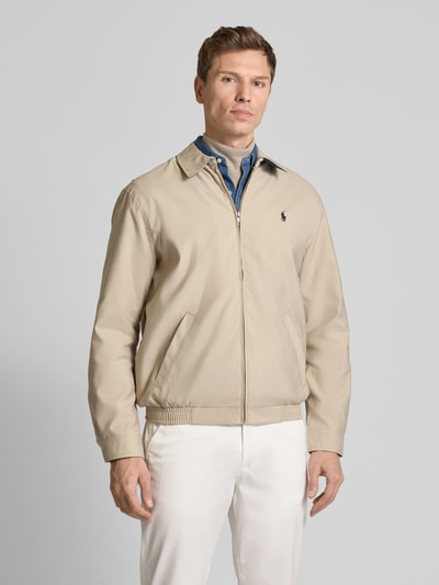 Polo Ralph Lauren Jacke mit Label-Stitching Beige 4