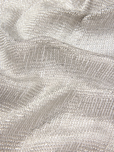 Christian Berg Cocktail Schal mit Fransen Silber 2