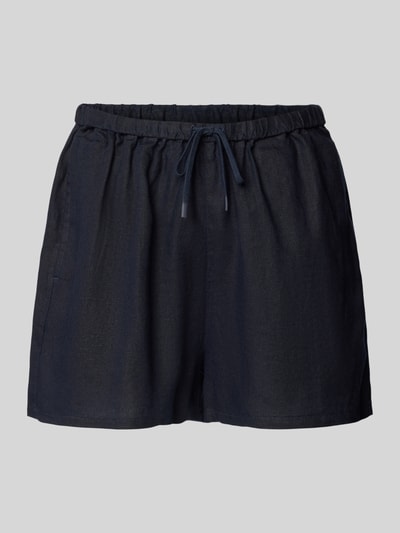 Tommy Hilfiger Flared Leinenshorts mit elastischem Bund Modell 'PULL ON' Dunkelblau 2