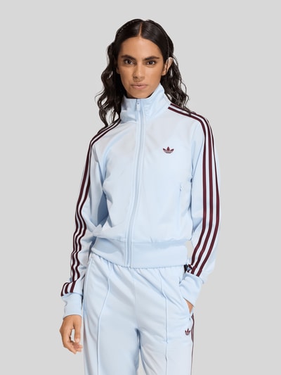 adidas Originals kurtka treningowa w kroju regular fit z wyhaftowanym logo Jasnoniebieski 4