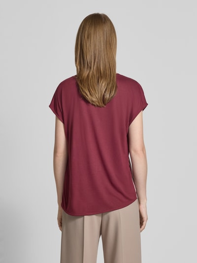 OPUS T-Shirt mit U-Boot-Ausschnitt Modell 'Sabethi' Bordeaux 5
