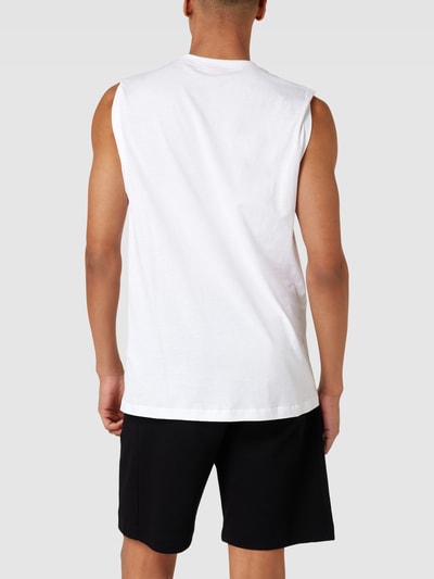 HUGO Tanktop mit Label-Patch Modell 'Dankto' Weiss 5