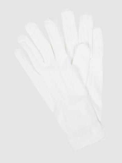 Nitzsche Accessoires Handschuhe aus Baumwolle Weiss 1