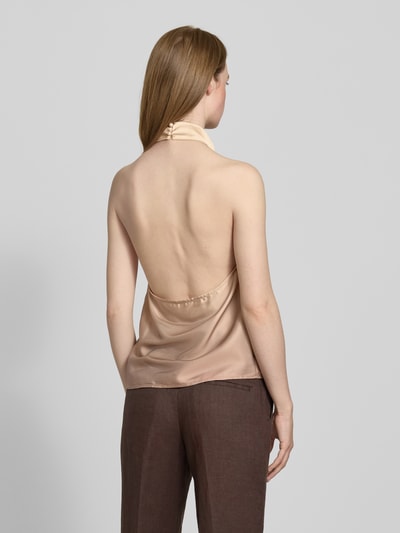 mbyM Blousetop met halter, model 'Zuzela' Beige - 5