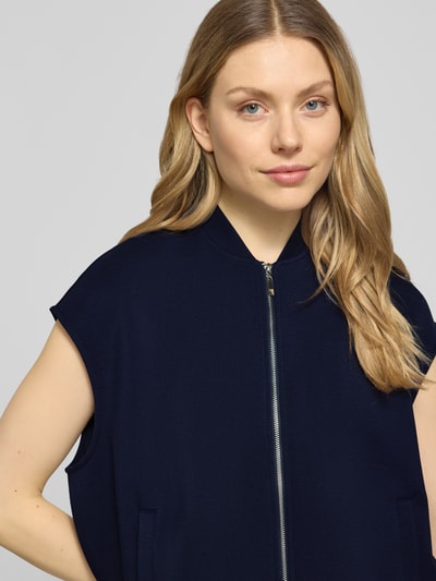 Christian Berg Woman Regular Fit Weste mit Stehkragen Dunkelblau 3