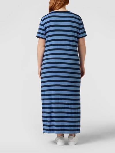 Lauren Ralph Lauren Curve PLUS SIZE maxi-jurk met streepmotief Lichtblauw - 5