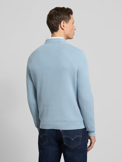 SELECTED HOMME Regular Fit Pullover aus reiner Bio-Baumwolle Modell 'DANE' Hellblau 5