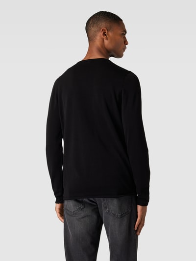 Drykorn Longsleeve mit Rundhalsausschnitt Modell 'RIKONO' Black 5