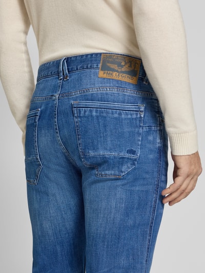 PME Legend Regular fit jeans in used-look, model 'Nightflight' Lichtblauw - 3