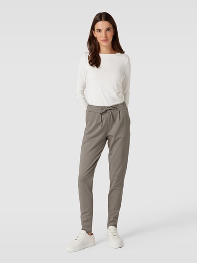 ICHI Sweatpants met tunnelkoord, model 'KATE' Leem - 1