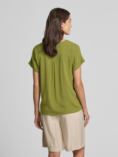 Soyaconcept Blusenshirt mit V-Ausschnitt Modell 'Radia' Khaki 5