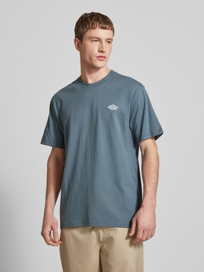 Dickies T-Shirt mit Label-Print Modell 'SUMMERDALE' Petrol 4