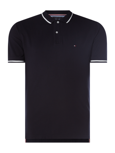 Tommy Hilfiger Regular Fit Poloshirt aus Piqué Marine 1