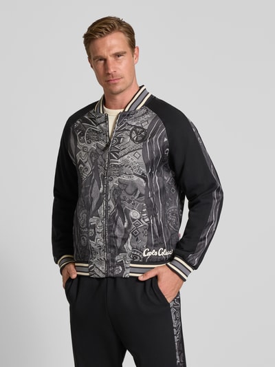 CARLO COLUCCI Regular Fit Jacke mit Stehkragen Black 4