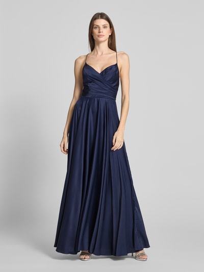 Hey Kyla Abendkleid mit rückseitiger Schnürung Dunkelblau 4