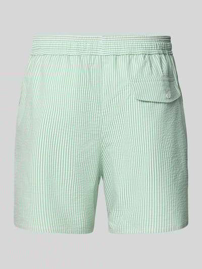 Lacoste Badehose mit elastischem Bund Gruen 3