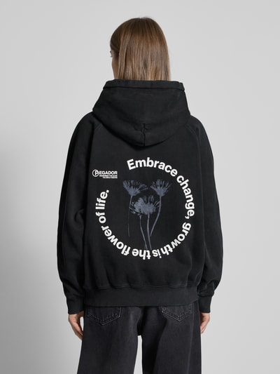 Pegador Oversized Hoodie mit Kapuze Black 5