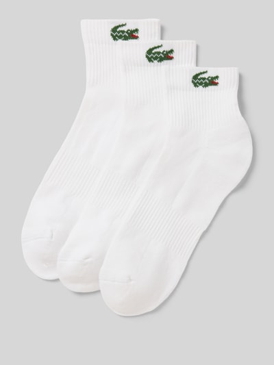 Lacoste Sokken van katoenmix in een set van 3 Wit - 1
