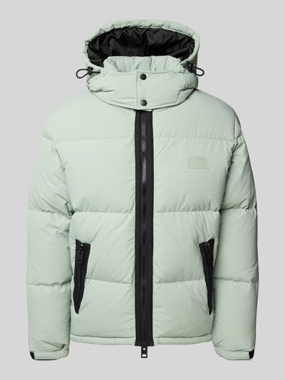 HUGO Regular fit donsjack met afneembare capuchon, model 'BIRONO' Mintgroen - 2