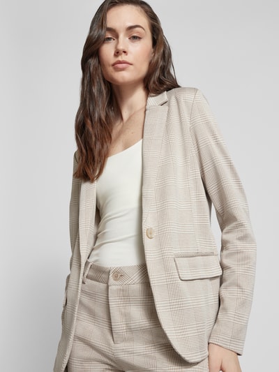 Fransa Blazer mit Glencheck-Muster Beige 3